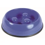 Trixie Slow Feed Dogs in a Plastic Bowl (Blue)