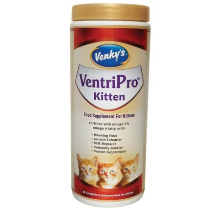 Two hundred grams of Venkys Ventripro Kitten Weaning Supplements
