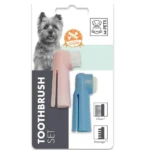 Two-piece M Pets toothbrush set