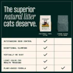 Unscented Large Grains Multi-Cat Cat Litter That Is Sustainable for You - Image 2