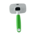 Wahl Pet Slicker Brush that Cleans Itself(Green) - Image 2