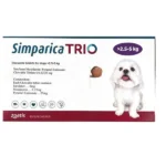 Dogs Trio Zoetis Simparica Tick and Flea Control Tablet (pack of 3 tablets) - Image 2