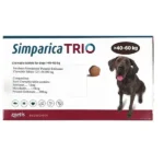 Dogs Trio Zoetis Simparica Tick and Flea Control Tablet (pack of 3 tablets) - Image 3