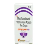 Corise Opthocare PD Eye Drops for Dogs and Cats Moxifloxacin Prednisolone (5ml)