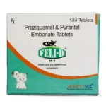 Areion Vet Feli D Deworming Tablets for Cats (pack of 4 tablets)