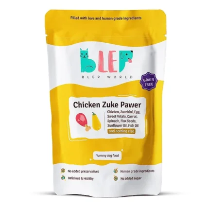 BLEP Pawer Dog Wet Food Chicken Zuke(100g)