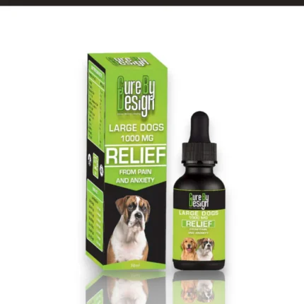 Cure By Design CBD Relief Oil for Big Dogs 1000mg