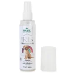 Dog and cat cologne spray with basil iris