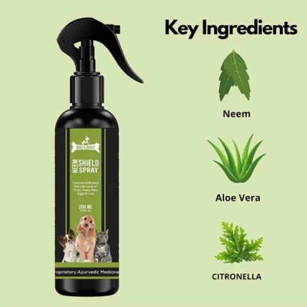 Dogs and cats can use DOGZ & DUDEZ Natural Neem Shield Tick & Flea Repellent Spray
