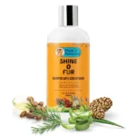 Dogs can use Papa Pawsome Shine O Fur Shampoo and Conditioner