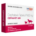 For dogs and cats Savavet Cephavet 600 mg (Cephalexin) tablet