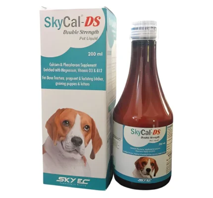 For dogs and cats Skyec Sky Cal Pet DS Calcium Supplement