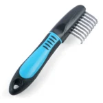 For dogs and cats the Trixie Fur Detangler with Curved Teeth Brush