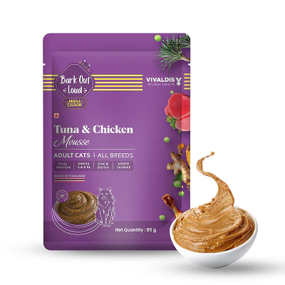 Fresh Tuna & Chicken Mousse Cat Wet Food That Makes You Bark Out Loud