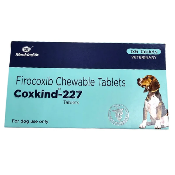 Mankind Coxkind Tablet for Dogs, 227 mg (Firocoxib) Mankind Coxkind Tablet for Dogs 227 mg (Firocoxib) - Image 1