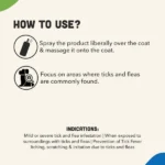 Natural Treatments for Dogs and Cats Nomo Ticks Body Spray - Image 4