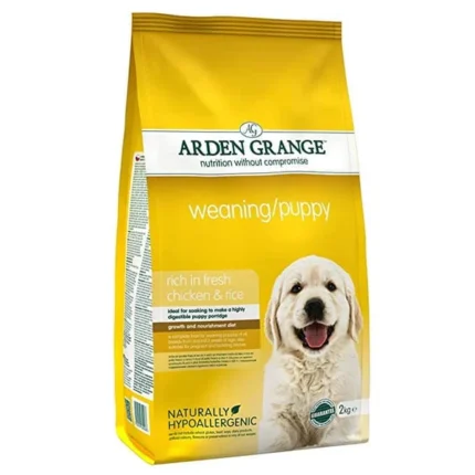 Rice & Chicken Dry Food for Weaning Puppies at Arden Grange
