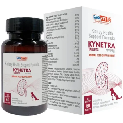 Savavet Kynetra Tablets for Dogs and Cats to Support Kidney Health(60 Tablets)