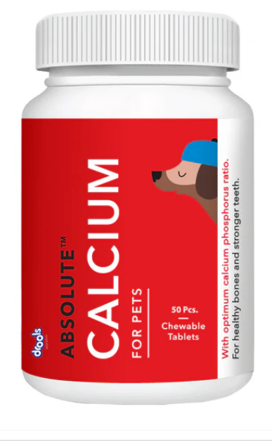 Tablets of Drools Absolute Calcium Supplement for Dogs