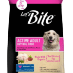 Adult Chicken Dry Food for Dogs Let's Bite Active