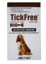 Dogs' Spot On Tick and Flea Control with Skyec Tick Free (Fipronil) - Image 3