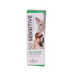 Tea Tree Oil Ear Cleaner for Dogs and Cats with BI Grooming So Sensitive