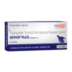 Ten Savavet Kiwof Plus Dog Deworming Tablets are included in the package