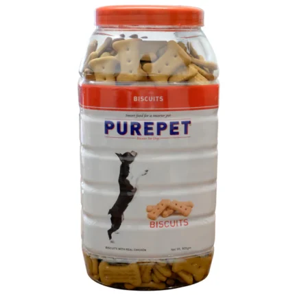 The flavour of Purepet Chicken Actual Dog Treats Chicken Biscuits