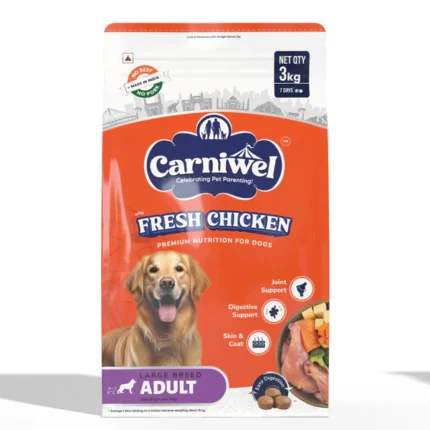 Carniwel Dry Food for Large Breed Adult Dogs with Fresh Chicken Kibble