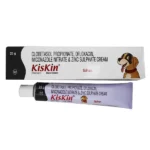 For dogs and cats Intas Kiskin Lotion 100ml and Kiskin Ointment 20g are a combo