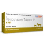 For dogs and cats Savavet K Pet (Ketoconazole) 200mg Tablet
