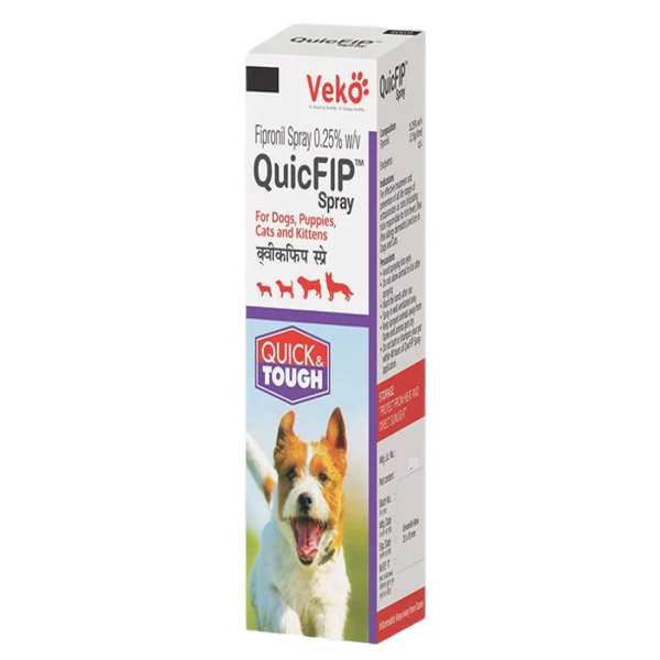 For dogs and cats, Veko QuicFIP Spray (Fipronil) For dogs and cats Veko QuicFIP Spray (Fipronil) - Image 1