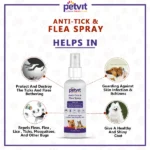 Petvit Dog and Cat Anti-Tick and Flea Spray - Image 4
