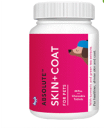 The combination of Drools Absolute Skin & Coat Tablets and Salmon Oil Syrup Supplement for Dogs