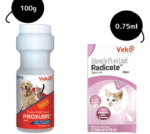 The combination of Radicate Cat Tick & Flea Control Spot On and Veko Proxurr Powder (100g) - Image 3