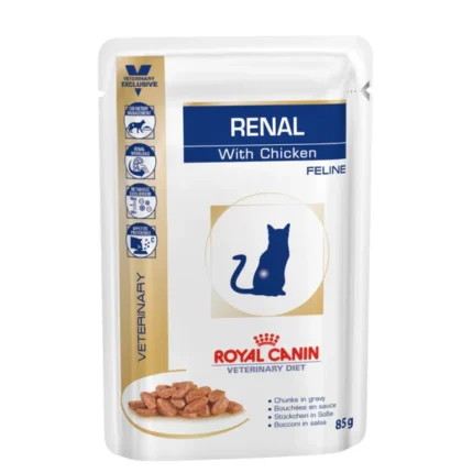 The Veterinary Diet of Royal Canin  Renal Chicken Wet Food for Adult Cats