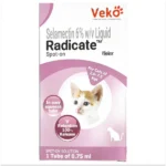 The combination of Radicate Cat Tick & Flea Control Spot On and Veko Proxurr Powder (100g)