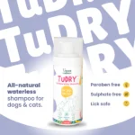 Unleash Wellbeing with TuDry All-Natural Waterless Shampoo for Cats and Dogs - Image 3