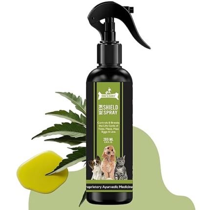 DOGZ & DUDEZ All-Natural Neem Shield Cat and Dog Tick & Flea Repellent Spray