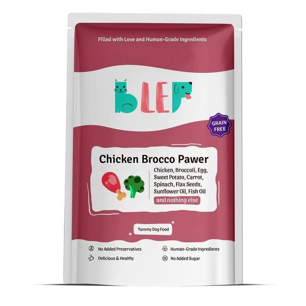 BLEP Pawer Dog Wet Food Chicken Brocco BLEP Pawer Dog Wet Food Chicken Brocco - Image 1