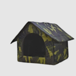 The Luxurious Foldable Tent for Dogs and Cats by Fluffy's Petslover(Army Print)
