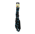 Dogs' Basil Rope Leash (Black/Blue)