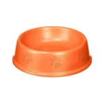 Single round dog and cat food bowls from Emily Pets(Orange)