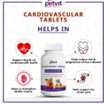 Coenzyme Q10 Supplements and Petvit Cardiovascular Tablets for Dogs and Cats - Image 3