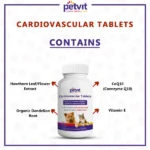 Coenzyme Q10 Supplements and Petvit Cardiovascular Tablets for Dogs and Cats - Image 4