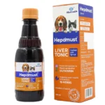 Combination of Mankind Hepamust Liver Tonic Appetite Booster (200ml) and Skyec Star Coat Omega 3 + 6 Syrup (200ml) for Dogs and Cats - Image 2