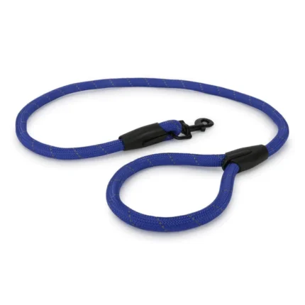 Dogs and Cats on Basil Rope Leashes (Blue)