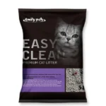 Emily uses cat litter with a lavender scent