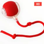 For cats, kittens and puppies, the Talking Dog Club Automatic Rotating Interactive LED Ball (Red)