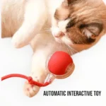 For cats, kittens and puppies, the Talking Dog Club Automatic Rotating Interactive LED Ball (Red) - Image 4